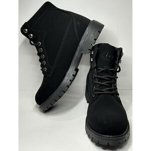 Lugz Boots MMANTLHD-001 Mens Mantle Ankle Hi Lace Up Boots Size 8.5 Black